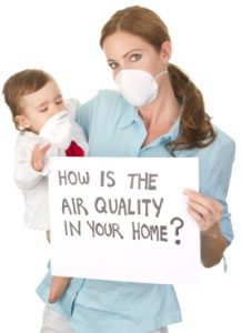 home air quality stock image